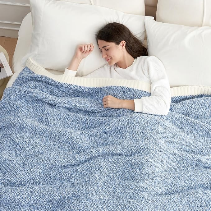 Snuggle Sac Blue Bedding Blanket Twin Size - Image 3