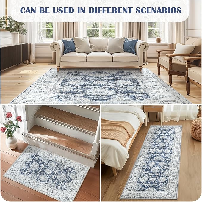 jinchan Fiora 4x6 Area Rugs for Bedroom - Image 6