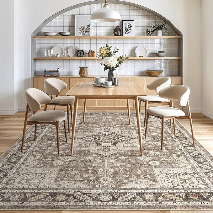 Vintage Living Room Area Rug 5x7 - Image 7