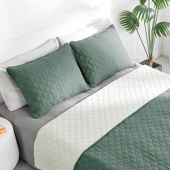 Easy-Going Twin Size Reversible Quilt Set - Image 2