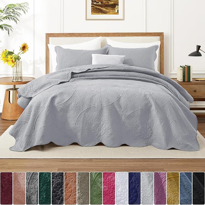 IR Imperial Rooms Twin Quilt Bedding Set Size + 1 Pillow Shams - Image 3