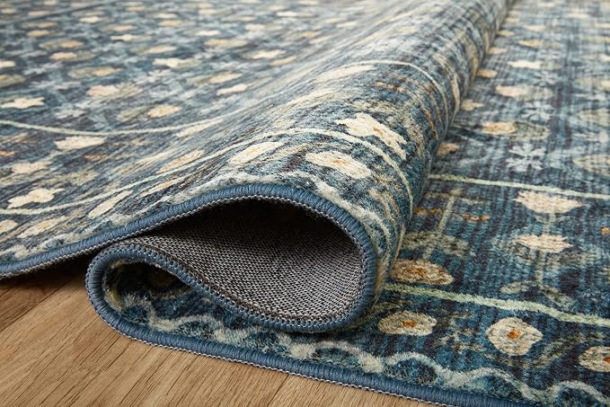 Loloi Rifle Paper Co. Eden Collection EDE-03 Lattice Indigo 8'-6" x 11'-6" Area - Image 6
