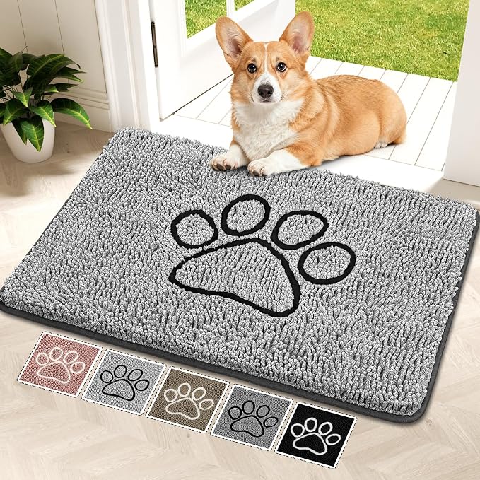Bcoimo Super Absorbent Dog Door Mat, Pet Rugs by Bcoimo