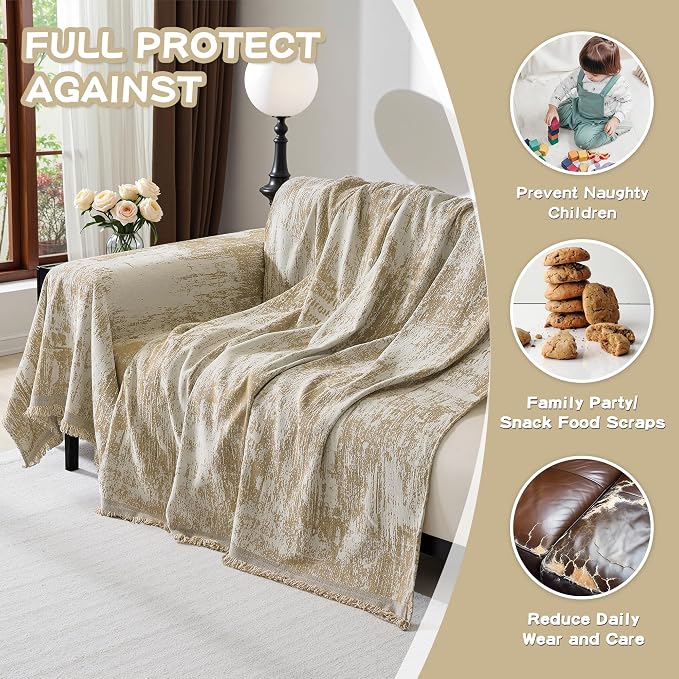 MEETSKY Couch Cover Boho Sofa Covers Couch Covers - Image 4