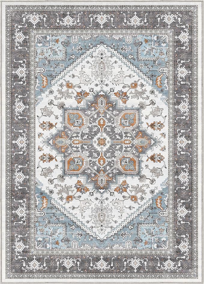 OPPODREAM Thin Area Rugs 9x12 Living Room, Washable Rugs 9x12 - Image 9