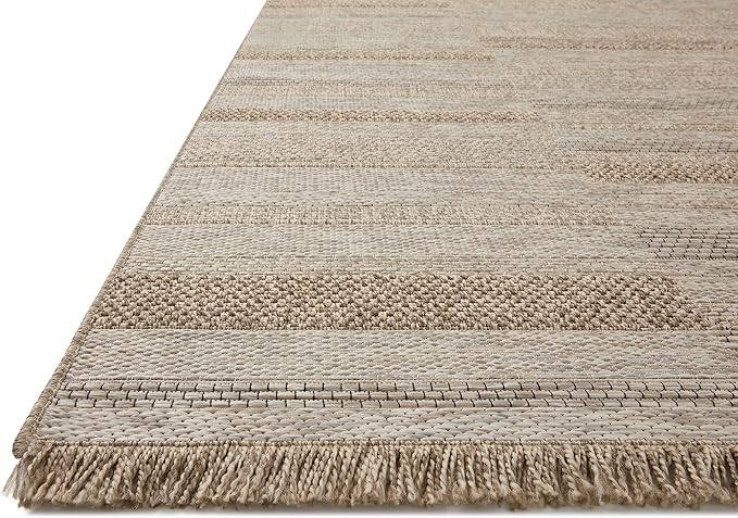 Loloi Dawn Collection Indoor/Outdoor DAW-03 Brown 2'-3" x 3'-9" Accent Rug - Image 3