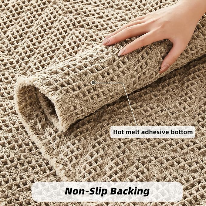 Bath Mats, Upgraded Waffle Super Absorbent Bath Mat, Bathroom Rugs Non Slip - Image 5