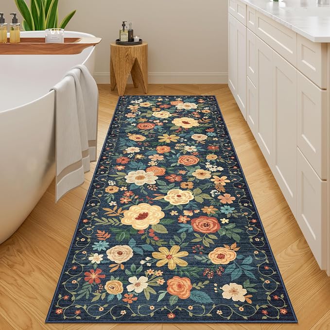 DUKINO Runner Rug, 2x10 Kitchen Hallway Carpet, Washable - Image 3
