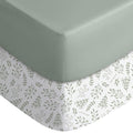 Yoofoss Baby Crib Sheets for Boys Girls, Fitted Crib Sheet 2 Pack for Standard by YOOFOSS