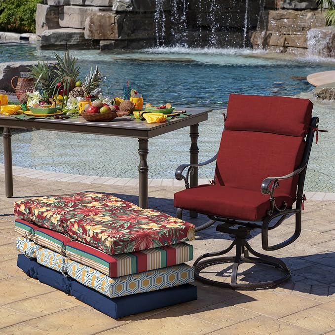 Arden Outdoor Chair Cushion, 21 x 20, Rain-Proof, Fade Resistant 20 x 21 - Image 5