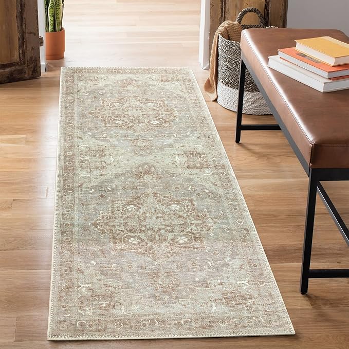 Bloom Rugs Washable Non-Slip 7 ft Runner by BloomRugs