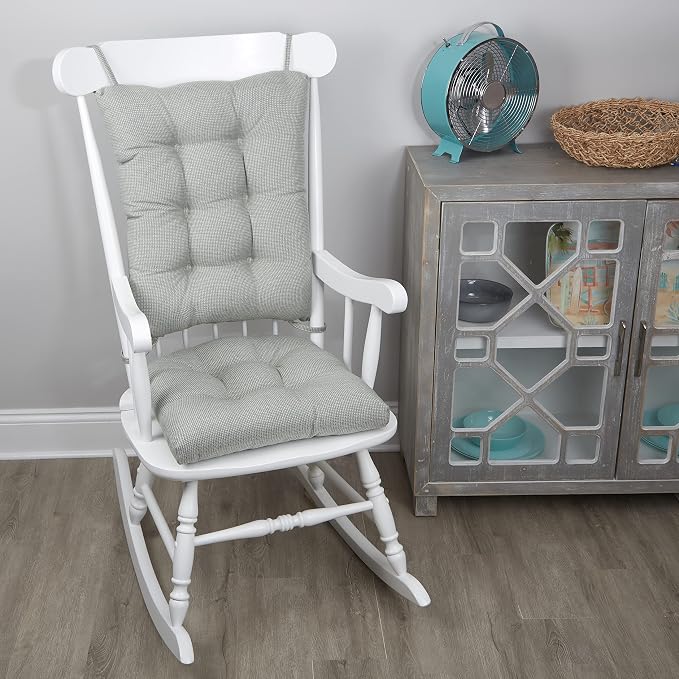 Klear Vu Omega Non-Slip Rocking Chair Cushion, Assembled in USA, Thick Tufted - Image 5