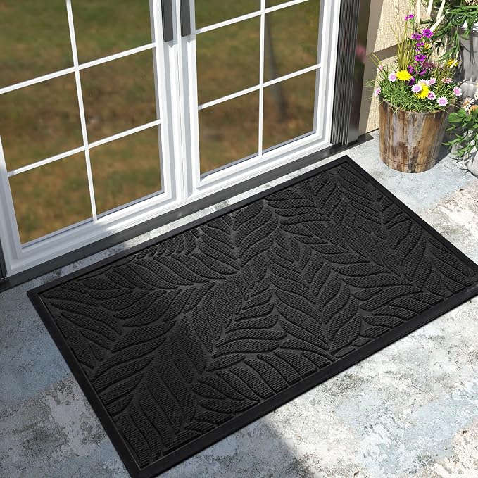 Yimobra 47x32 Large Door Mat Outdoor Indoor, All-Season Waterproof Door Mat by Yimobra