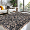 KUTA Vintage 8x10 Area Rugs for Living Room, Washable Large Rug for Bedroom 8ft by KUTA
