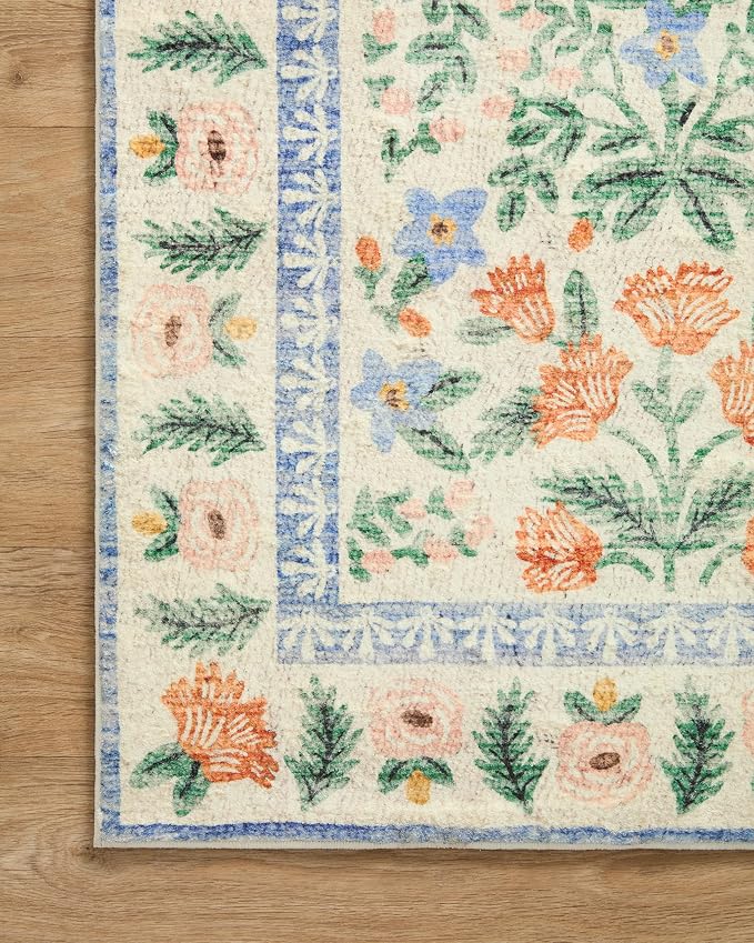 Loloi Rifle Paper Co. Eden Collection EDE-02 Mughal Garden Cream 2'-3" x 3'-9" - Image 5