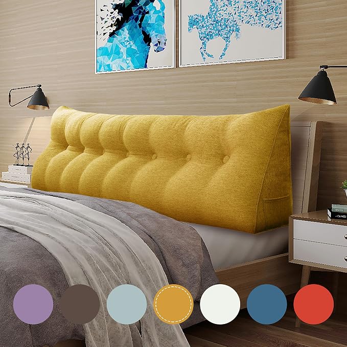 Wedge Headboard Pillow Dorm Room Reading Pillow Back Support - Image 5