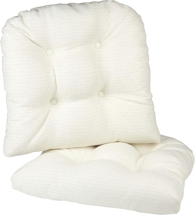 Klear Vu Gripper Overstuffed Universal Non-Slip Dining Chair Cushions by KlearVUHomeTextiles