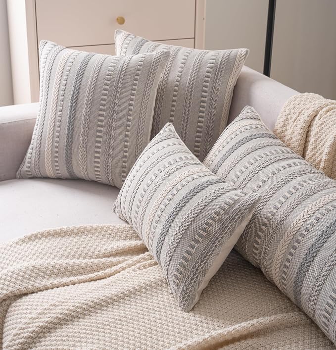 Boho Lumbar Pillow Covers 14x36 Long, Farmhouse Decorative Couch Pillow Cases - Image 4