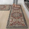GENIMO Kitchen Mats for Floor 2PCs, Washable Anti Fatigue Mat for Cushioned by GENIMO