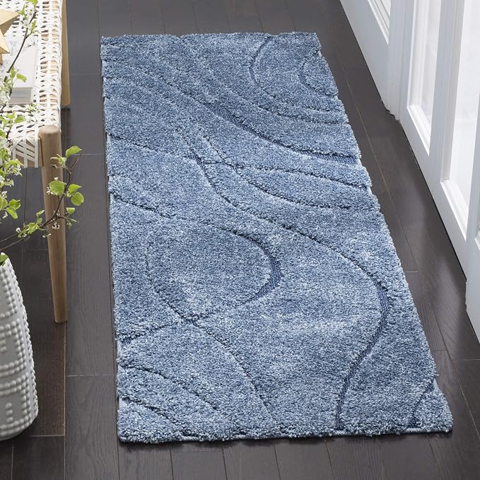 SAFAVIEH Florida Shag Collection Runner Rug by SAFAVIEH