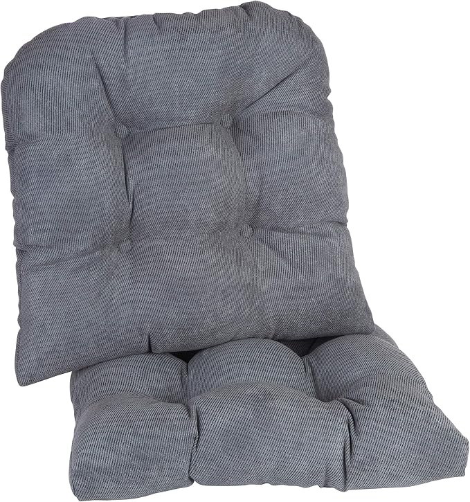 Klear Vu Gripper Overstuffed Universal Non-Slip Dining Chair Cushions by KlearVUHomeTextiles