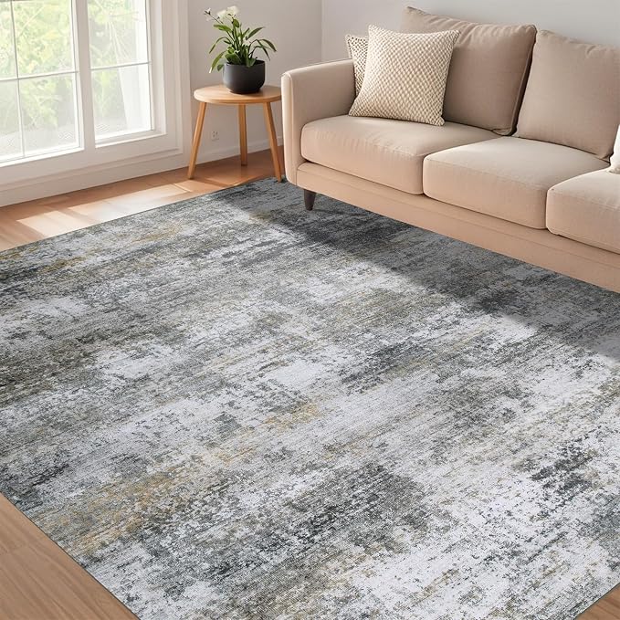 WILLSUN Washable Area Rugs, 5x7 Non-Slip Boho Large Area Rugs - Image 2