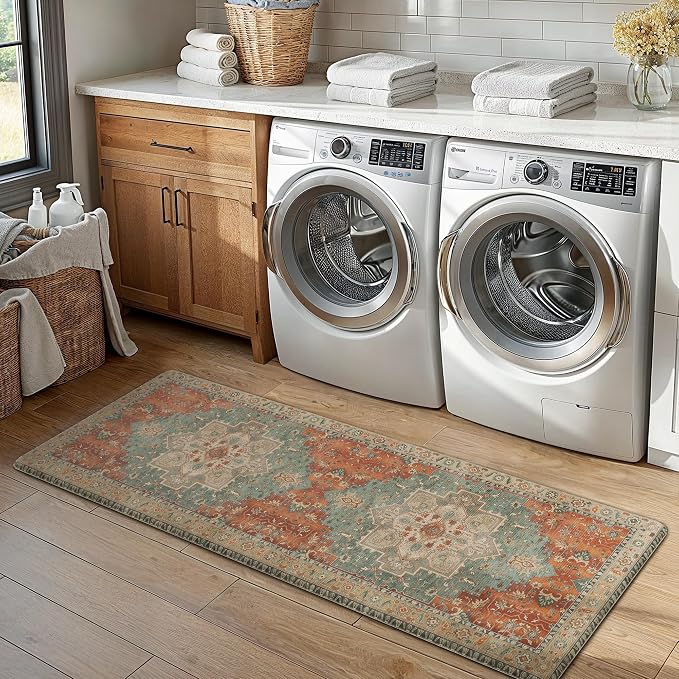 GENIMO Kitchen Mats for Floor 2PCs, Washable Anti Fatigue Mat for Cushioned - Image 6
