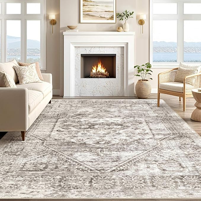 Vintage Living Room Area Rug 5x7 - Image 5