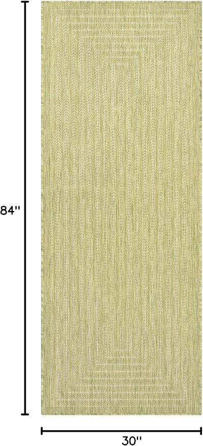 Adiva Rugs Outdoor Indoor Area Rug, Weather Resistant, Stain Resistant Floor Mat - Image 2