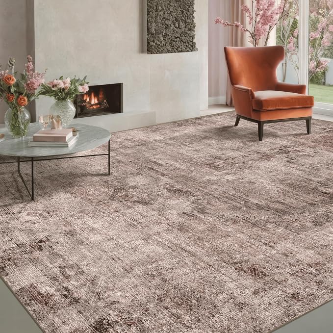 Brown Living Room Rug 8x10 - Image 6