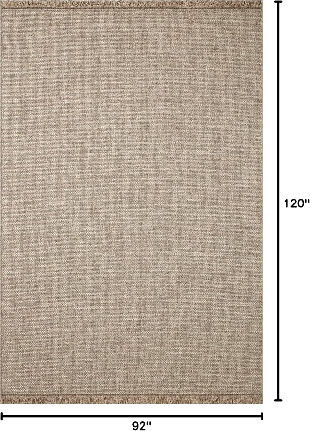 Loloi Dawn Collection Indoor/Outdoor DAW-04 Coffee 7'-8" x 10' Area Rug - Image 2