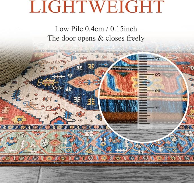 Lahome Boho Machine Washable Rugs - Image 6