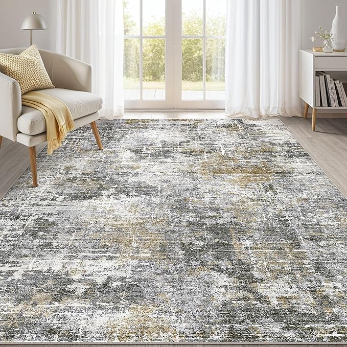 Abstract Living Room Rug 7x9 by kakania