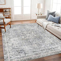 Area Rug 6'x9' Washable Vintage Traditional Floor Cover Thin Retro Kitchen by CHAMPLANT