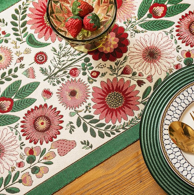 13×72 Inch Table Runner, Retro-Luxury Tassels Series - Image 7