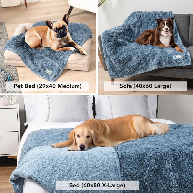PetAmi Waterproof Dog Blanket for Medium Large Dogs, Calming Fleece Cat Blanket - Image 4
