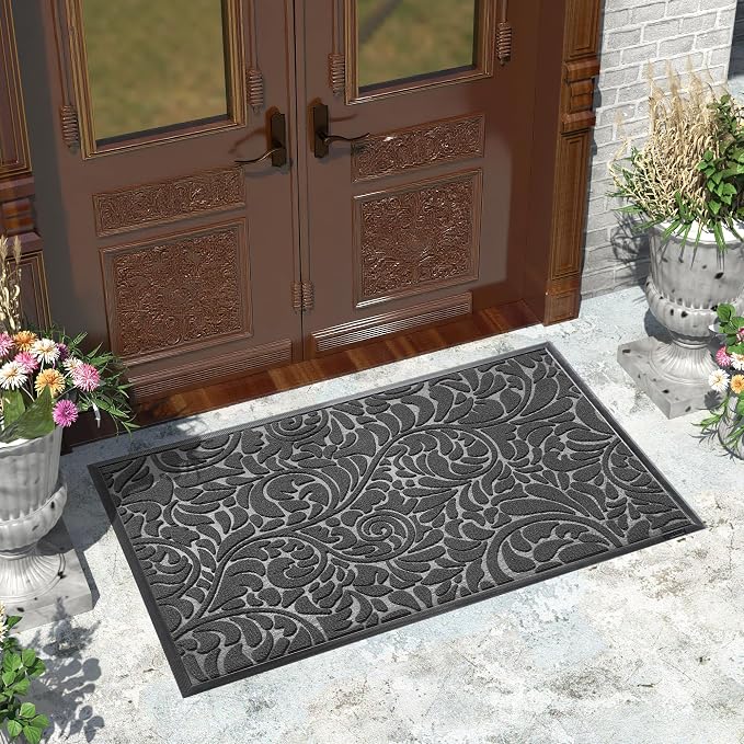 Yimobra Large Door Mat Outside Entrance 47x32, Waterproof Sturdy Outdoor Mats by Yimobra