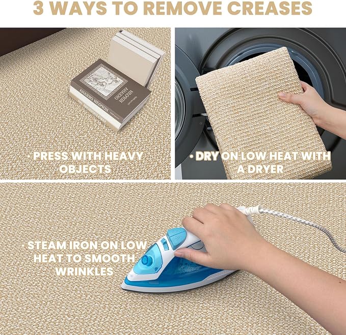 EARTHALL Washable Area Rug 3x5 Ft Non Slip Rugs - Image 4