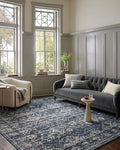 Loloi Magnolia Home by Joanna Gaines Gigi Collection GIG-02 Navy/Stone 2'-7" x by Loloi