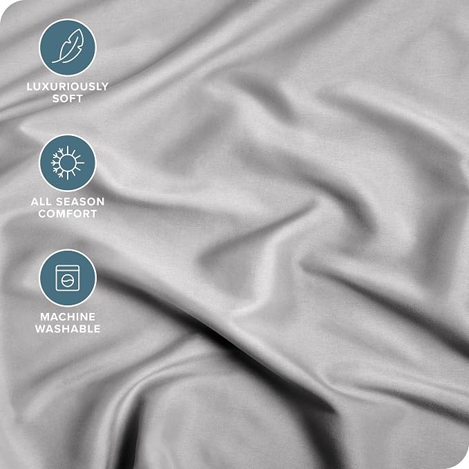 Bare Home Fitted Bottom Sheet Full Size - Image 2