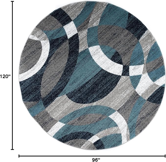 Rugshop Contemporary Abstract Circles Perfect - Image 2