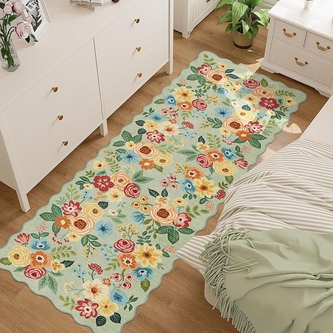 DUKINO 2x6 Runner Rug for Hallway, Washable Kitchen Rug - Image 2