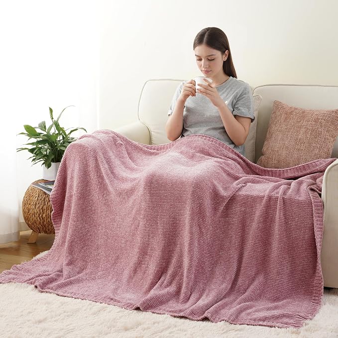BATTILO HOME Chenille Throw Blanket - Image 8
