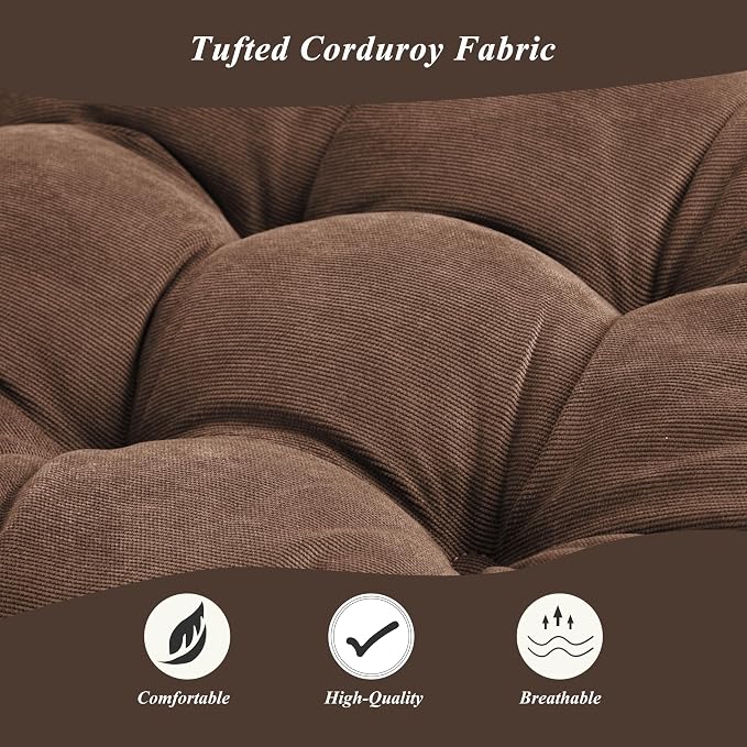 Meditation Floor Pillow 22×22 Inch 1 Pack Large Floor Cushions - Image 3