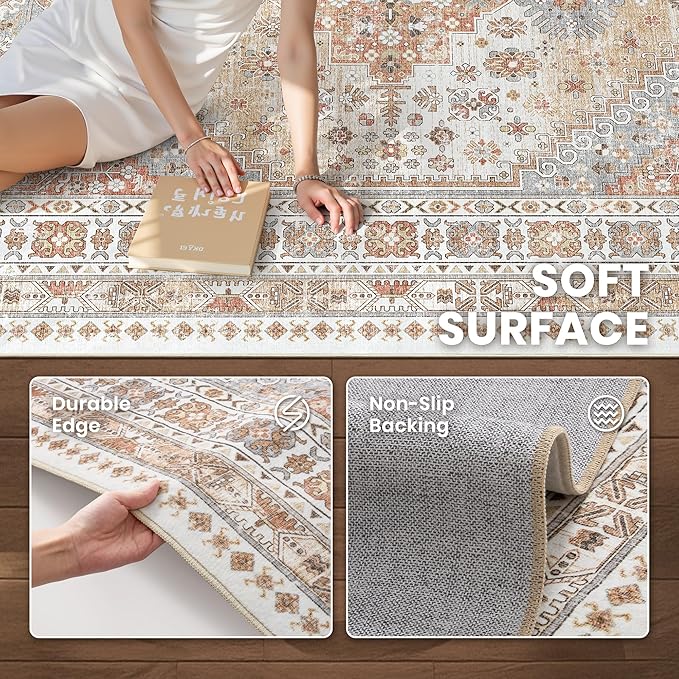zesthome Washable Runner Rug 2.5x8 - Image 6