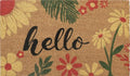 Coir Door Mats 17" X 30", Non-Slip Sturdy, PVC Backed Heavy Duty, Vibrance of by Unknown