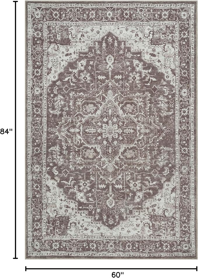 Bloom Rugs Washable Non-Slip 5' x 7' Rug - Image 2