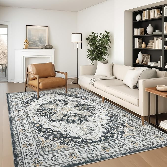 zesthome 5x7 Area Rugs, Machine Washable Rugs by Zesthome