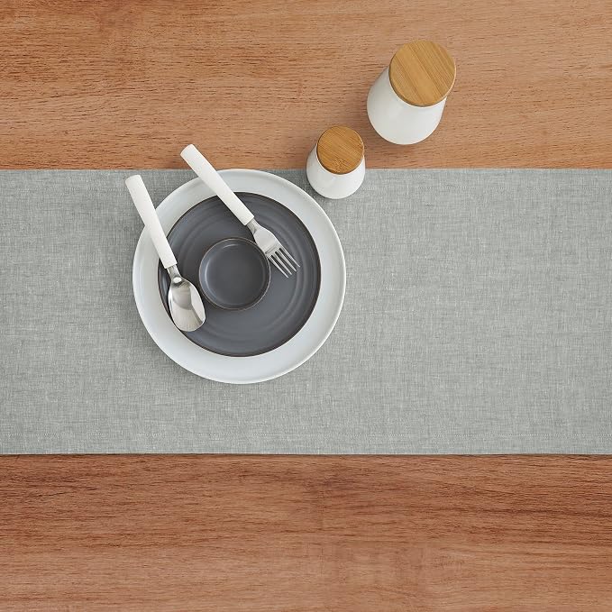Solino Home Linen Table Runner 108 Inches Long - Image 3