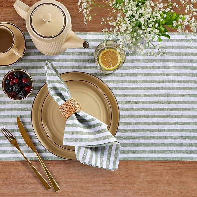 Solino Home Linen Table Runner 132 Inches Long - Image 3